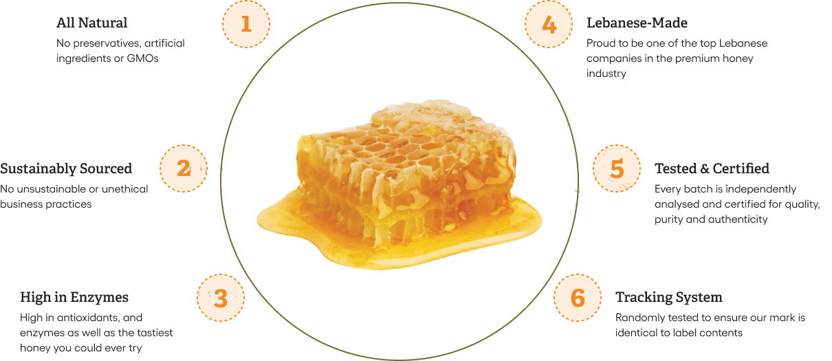 Lebanon Honey Combination<br />
